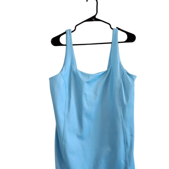 All In Motion Knit Slit Active Tennis Gym Dress Built In Short Blue Size XL - Picture 5 of 12